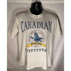 Vintage Single Stitch Canadian Outfitters Goose Canada Size Medium